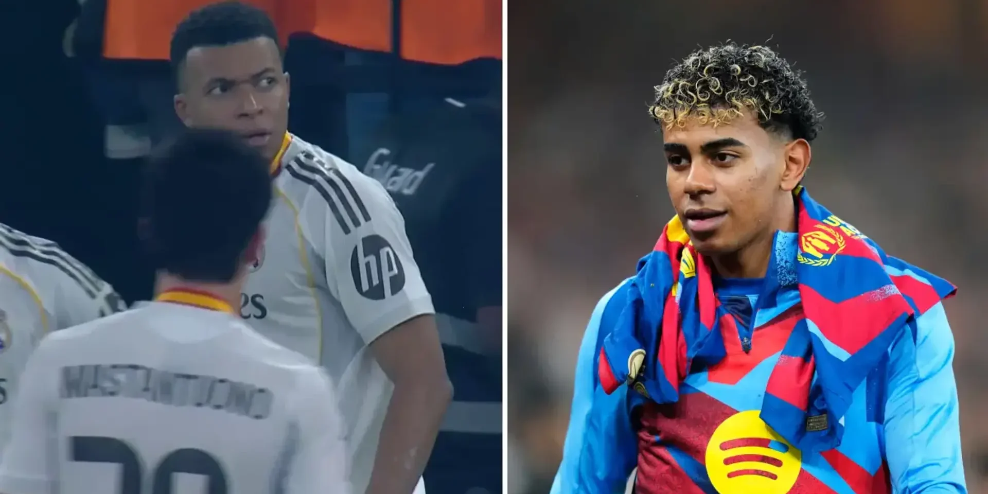 قبل انتقاد مبابي.. شاهد ماذا فعل لامين يامال!!