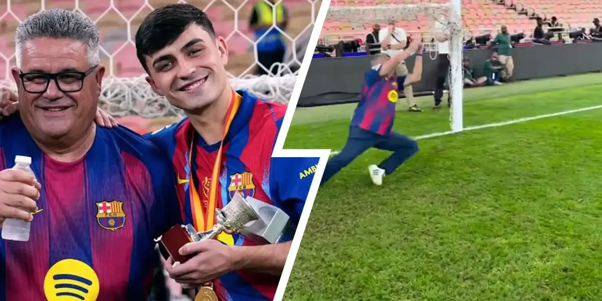 بيدري يحافظ على تقليد رائع مع والده بعد الفوز بالبطولات