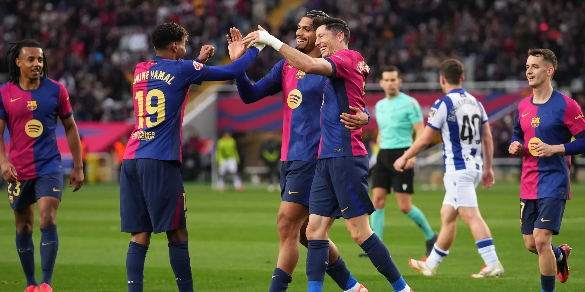 تاريخ مواجهات برشلونة وريال سوسيداد