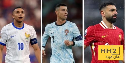 صورة .. ترتيب مبابي وصلاح في قائمة افضل 100 جناح في التاريخ