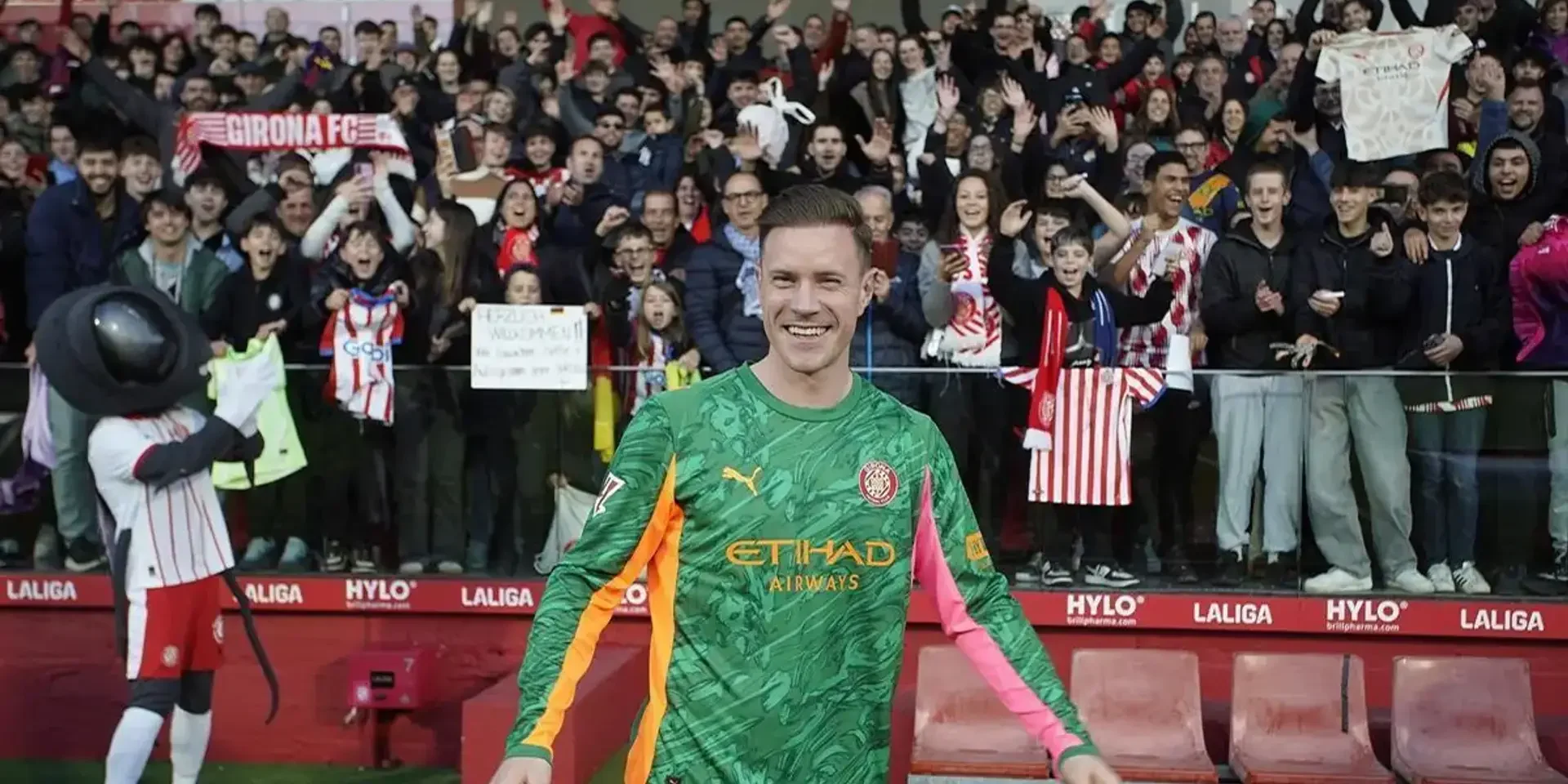 رقم تير شتيغن مع جيرونا