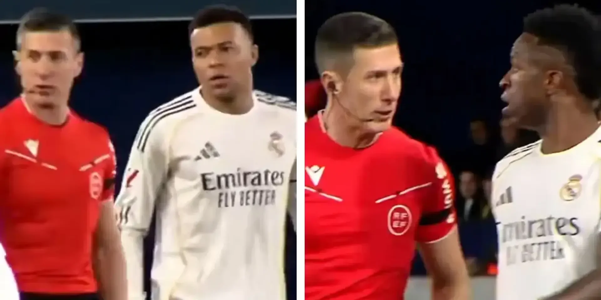 كيف تدخل مبابي وبيلينغهام لحماية فينيسيوس جونيور من الحكم؟