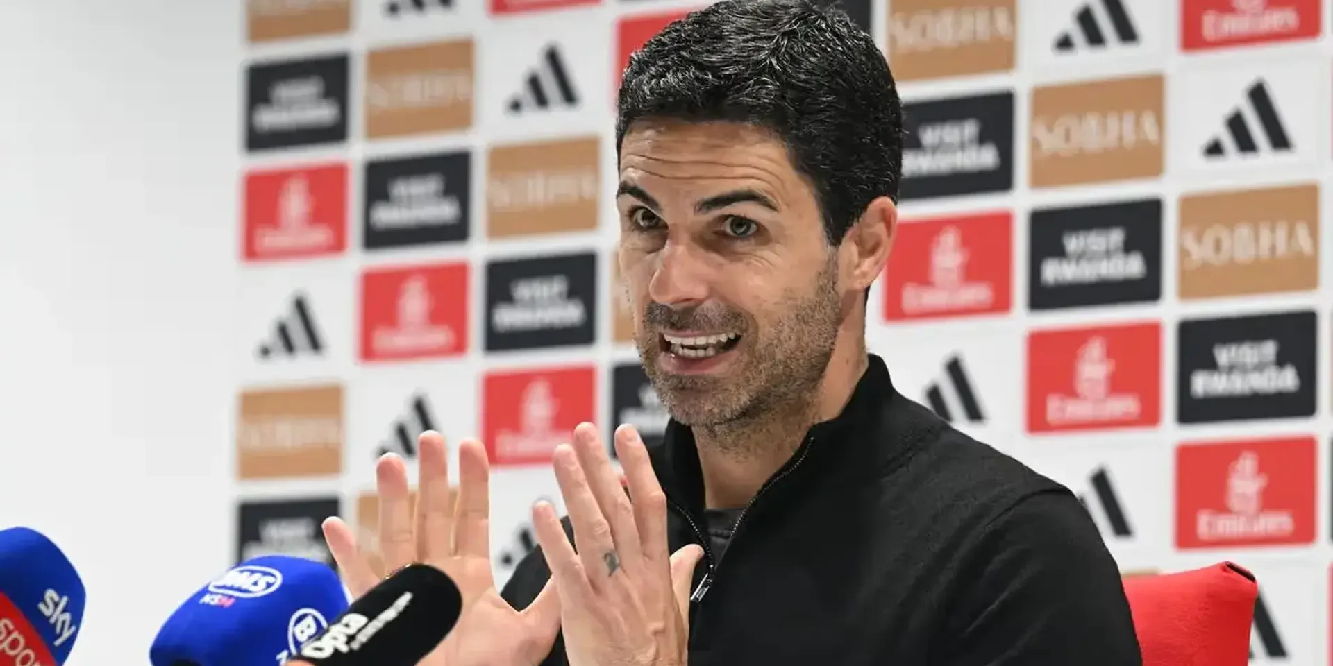 أرتيتا يكشف موقف ثلاثي أرسنال من مواجهة سندرلاند