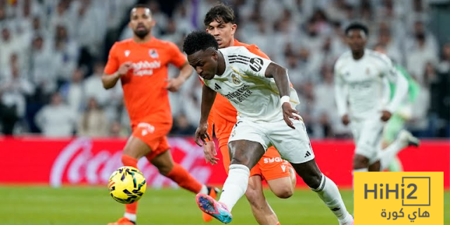 احصائيات الشوط الاول من مباراة ريال مدريد و سوسيداد
