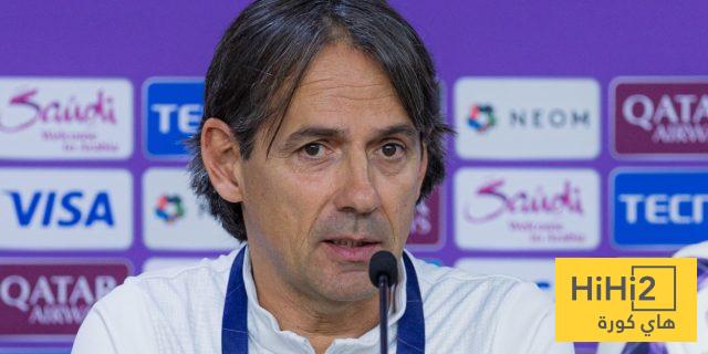 أول تعليق من إنزاغي بعد فوز الهلال أمام الوحدة الإماراتي