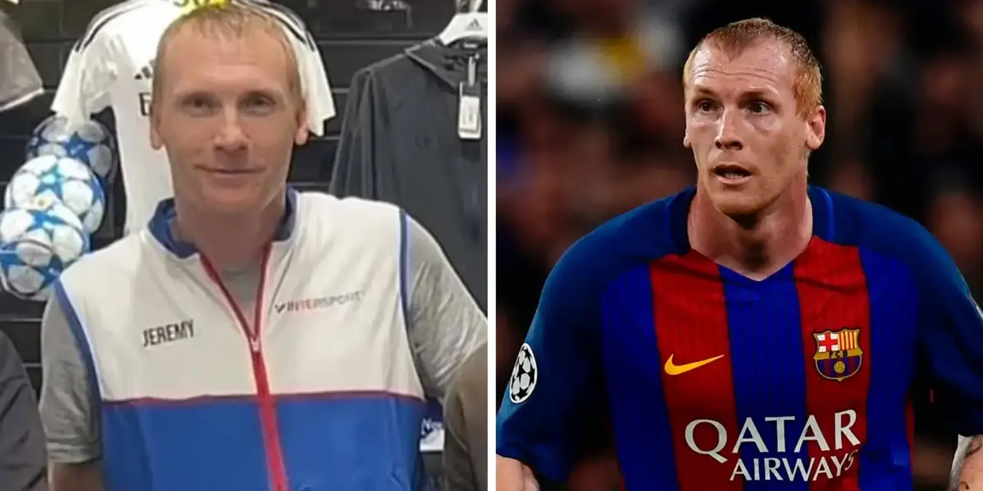 لاعب برشلونة السابق يكشف سر عمله في متجر رياضي