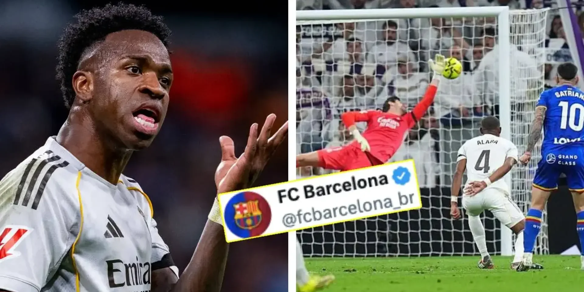 صورة: كيف سخر برشلونة من الريال بعد الهزيمة أمام خيتافي؟!!