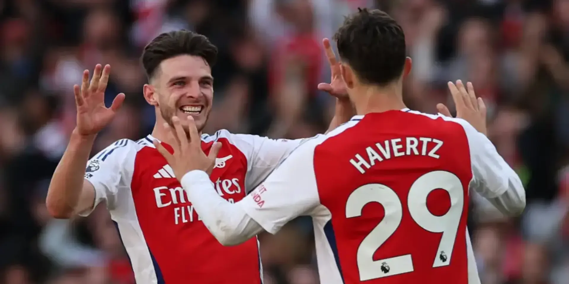 أرسنال يستعيد رايس وهافيرتز أمام برايتون