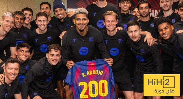 بعد وصوله 200 مباراة .. أرقام أراوخو مع برشلونة