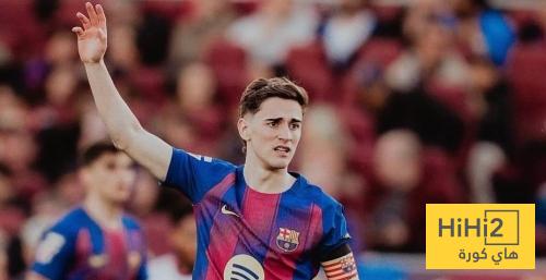 منشور غافي بعد عودته للملاعب