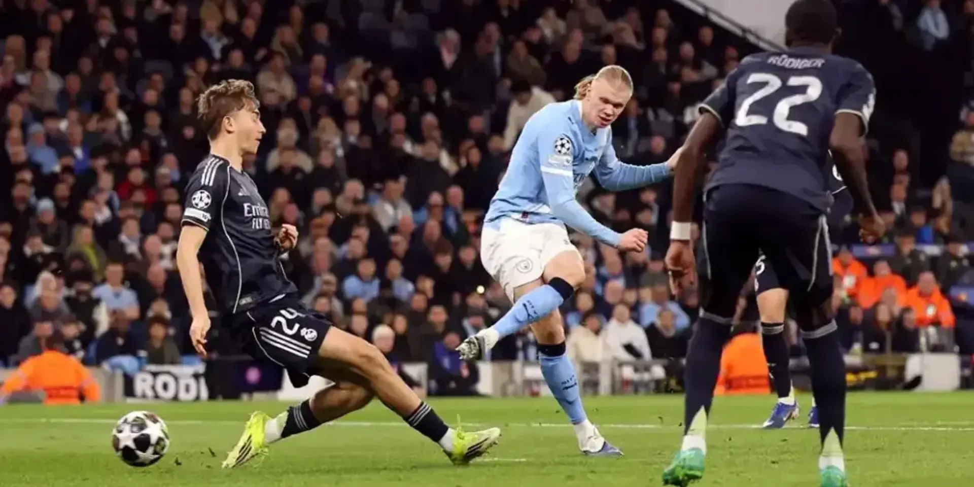 رقم مميز لهالاند مع مانشستر سيتي