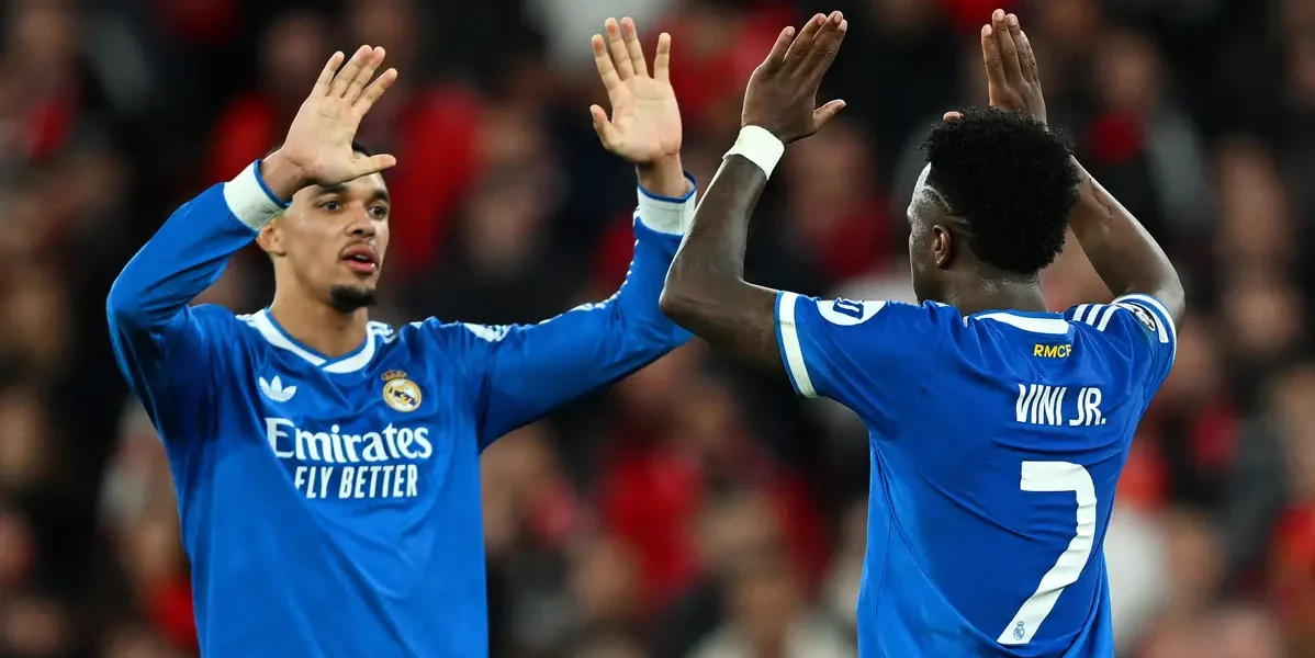 شاهد.. مراوغة من فينيسيوس لأرنولد تثير ضحك لاعبي ريال مدريد