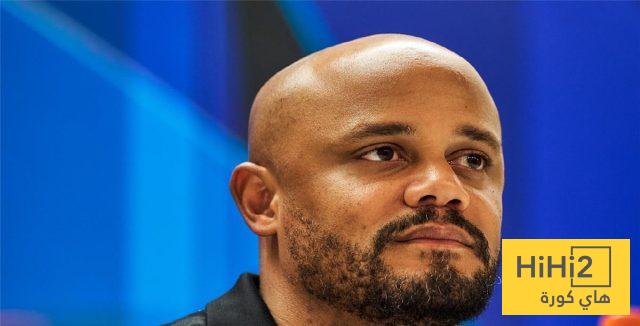 كومباني يقترب من كسر رقم غوارديولا القياسي