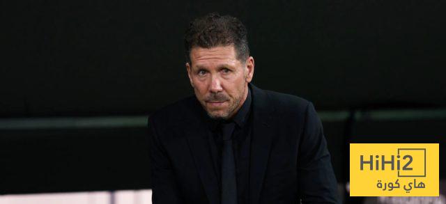تشكيلة اتلتيكو مدريد الرسمية للقاء برشلونة