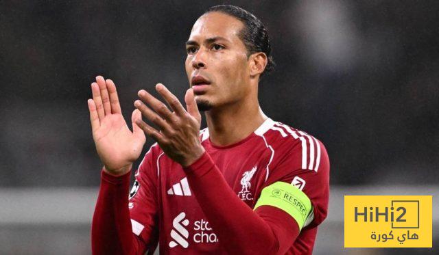 أول تعليق من فان دايك على خروج ليفربول من دوري الأبطال