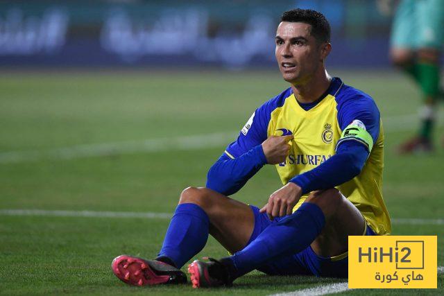 رونالدو يثير القلق في النصر