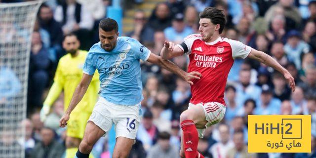 شاهد ترتيب الدوري الانجليزي بعد خسارة الارسنال امام السيتي