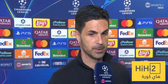 تصريحات أرتيتا قبل انطلاق موقعة اتلتيكو مدريد