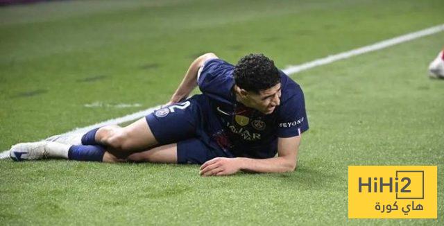 أول تعليق من حكيمي بعد اصابته