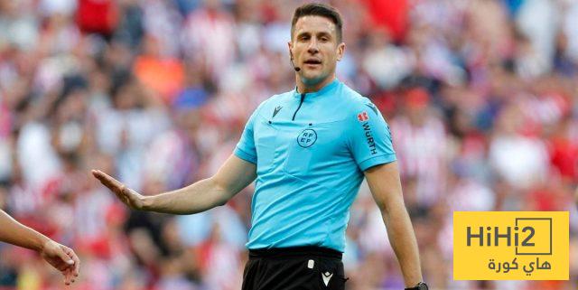 أرقام برشلونة مع حكم مباراة اوساسونا