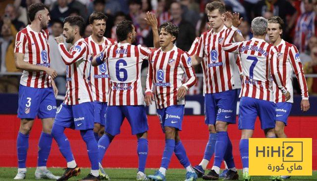 سيميوني يعلن قائمة أتلتيكو مدريد لموقعة أرسنال في دوري الأبطال
