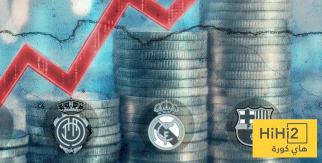 ايرادات ريال مدريد من عوائد البث التلفزيوني