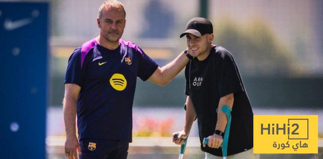 صورة .. فيرمين لوبيز يتواجد في تدريبات برشلونة هذا اليوم