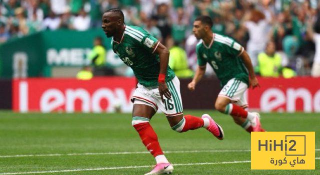 المكسيك تتقدم على جنوب افريقيا في الشوط الأول