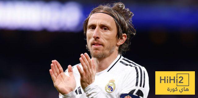 خطة ريال مدريد مع مودريتش