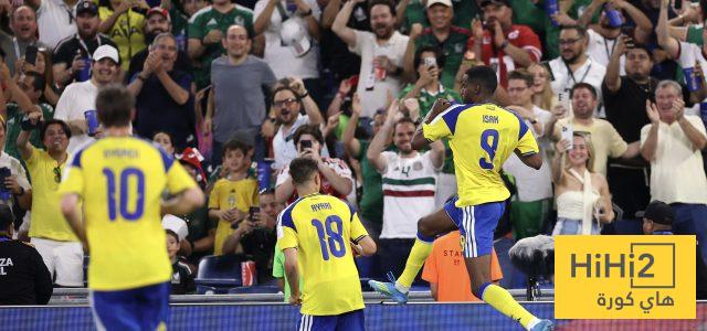 أرقام ألكسندر إيزاك مع منتخب السويد