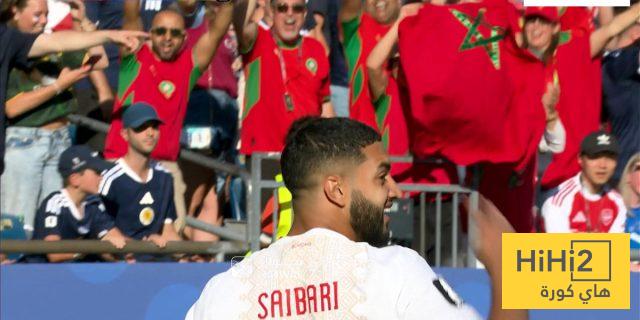 احصائيات نصف ساعة بين المغرب واسكتلندا في كأس العالم