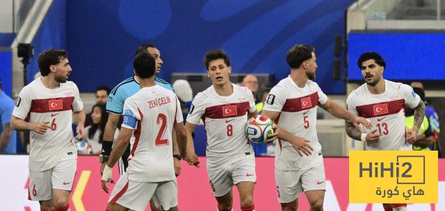منتخب تركيا يضرب أمريكا بالهدف الثاني في كأس العالم