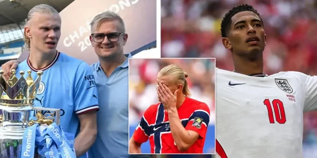 صورة: هالاند يغادر كأس العالم باكياً.. وتعليق مثير من والده!