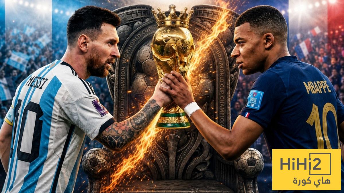 مبابي وميسي يتنافسان على عرش كأس العالم مبابي وميسي يتنافسان على عرش كأس العالم