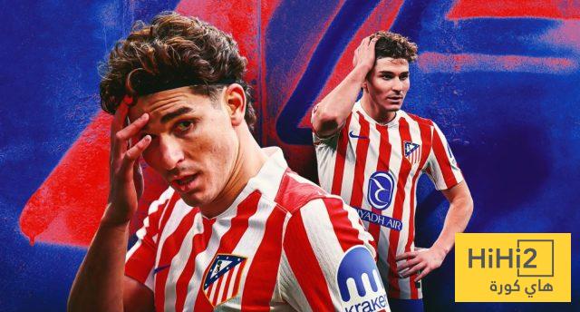 بعد زيارة ديكو.. رد حاسم من أتلتيكو مدريد على برشلونة في ملف ألفاريز