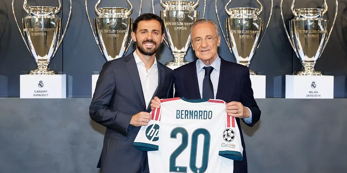 ريال مدريد يقدم لاعبه الجديد برناردو سيلفا.. صور