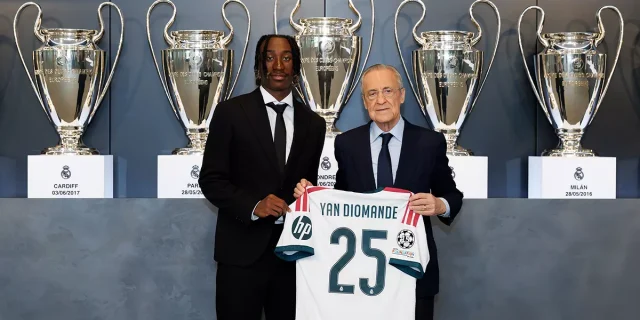 صور : ريال مدريد يقدم صفقته الجديدة يان ديوماندي