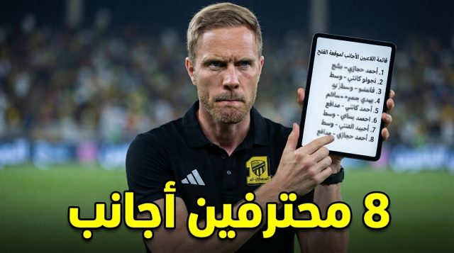 8 أجانب في قائمة الاتحاد لمواجهة الفتح بدوري روشن