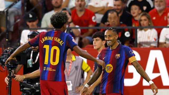 الخبر السيء الوحيد لبرشلونة في مباراة اشبيلية