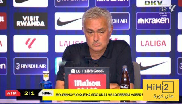 تصريح صادم من مورينيو بعد الهزيمة في ديربي مدريد