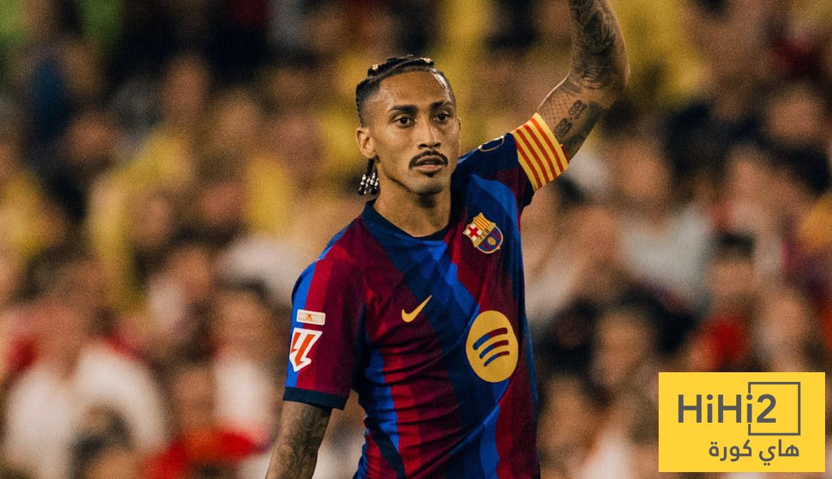 موعد تجديد عقد رافينيا مع برشلونة
